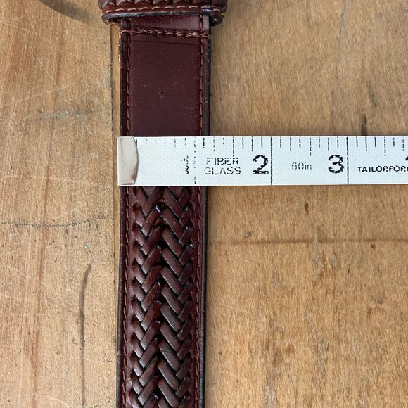 Vintage Braided Leather Belt - Picture 6 of 12